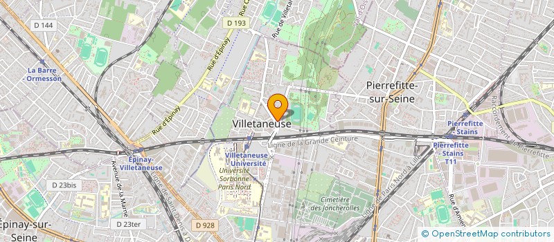 localisation de l'entreprise MMH à VILLETANEUSE