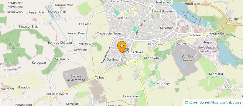 localisation de l'entreprise MMH  SAINT-RENAN