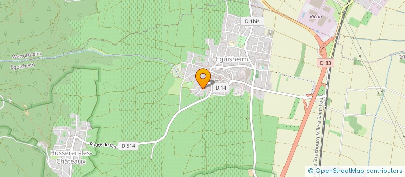 localisation de l'entreprise MMH  HERRLISHEIM-PRES-COLMAR