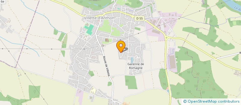 localisation de l'entreprise MMH & ASSOCIES  VILLETTE-D'ANTHON