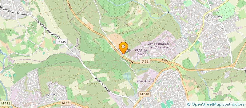 localisation de l'entreprise MMH BEZIERS à VENDARGUES