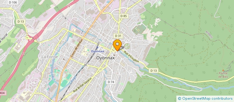 localisation de l'entreprise MMH CONSTRUCTIONS à OYONNAX