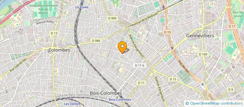 localisation de l'entreprise MMHVS  BOIS COLOMBES