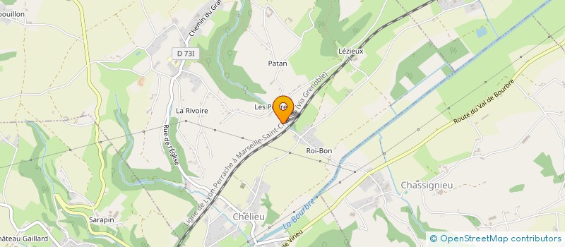 localisation de l'entreprise MMI à CHELIEU