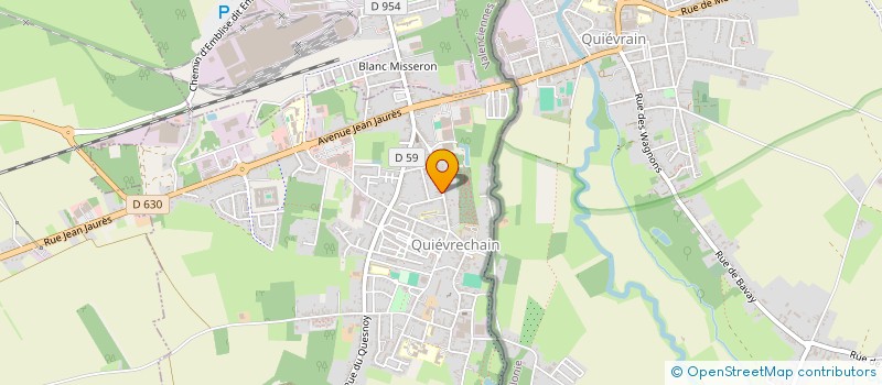 localisation de l'entreprise MMI  QUIEVRECHAIN