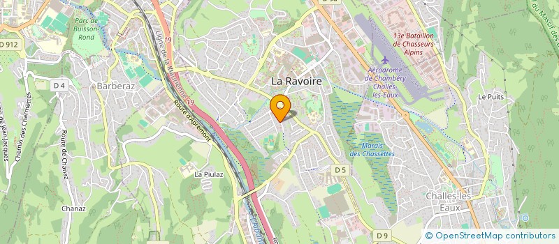 localisation de l'entreprise MMI à LA RAVOIRE