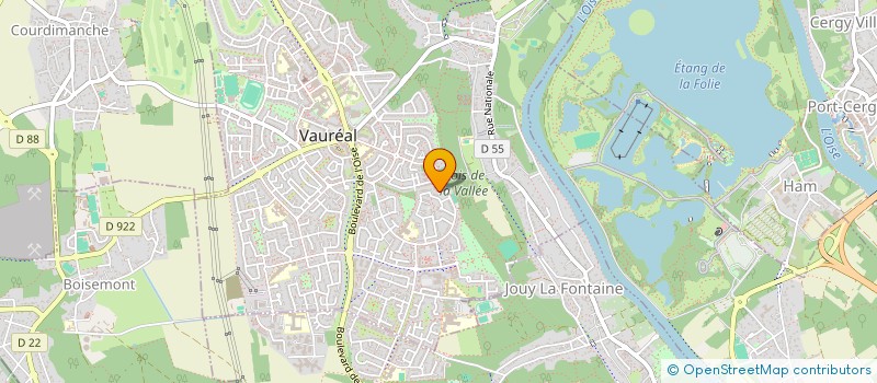 localisation de l'entreprise MMI  VAUREAL