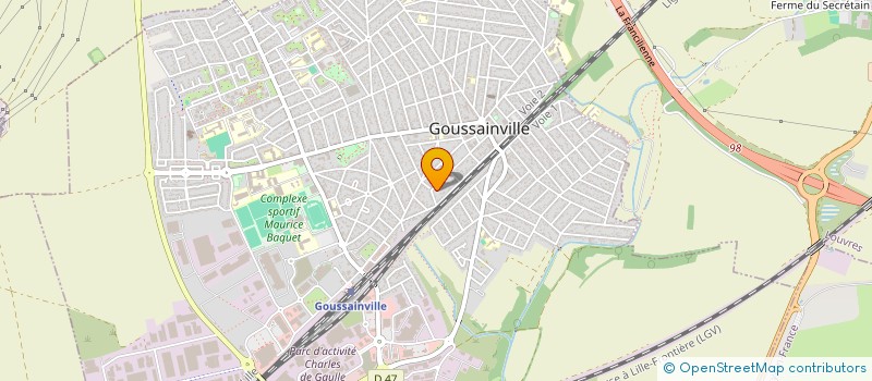localisation de l'entreprise MMI BAT à GOUSSAINVILLE