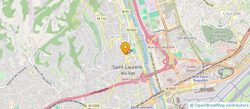 localisation de l'entreprise MMI GESTION à SAINT-LAURENT-DU-VAR