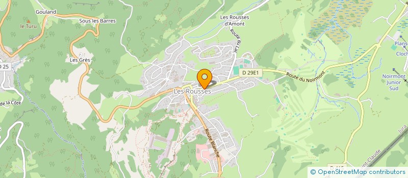 localisation de l'entreprise MMICRO  LES ROUSSES