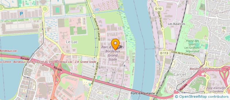 localisation de l'entreprise MMJ  BORDEAUX