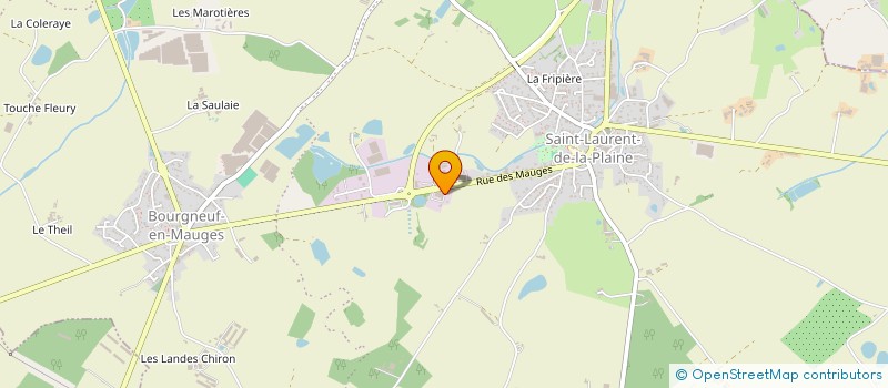 localisation de l'entreprise MMJ  MAUGES-SUR-LOIRE