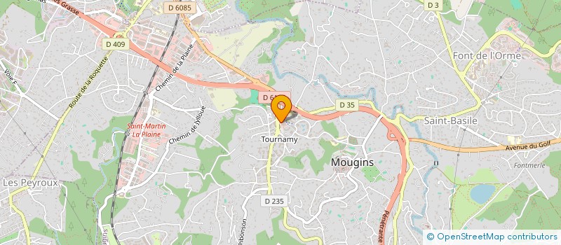 localisation de l'entreprise MMJ à MOUGINS