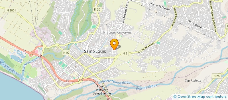 localisation de l'entreprise MMJ  SAINT-LOUIS