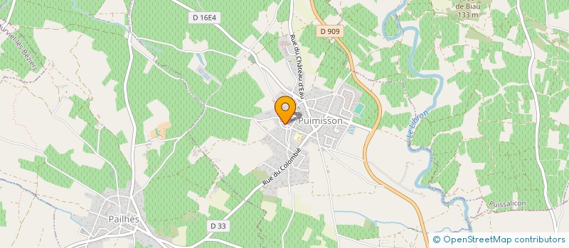 localisation de l'entreprise MMJ BASSAC SARL  PUIMISSON