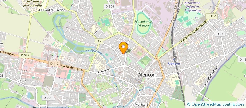 localisation de l'entreprise MMJ CATTEAU à ALENCON