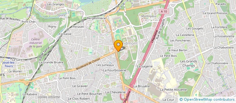 localisation de l'entreprise MMJ LIBERTY IMMO  TOURS