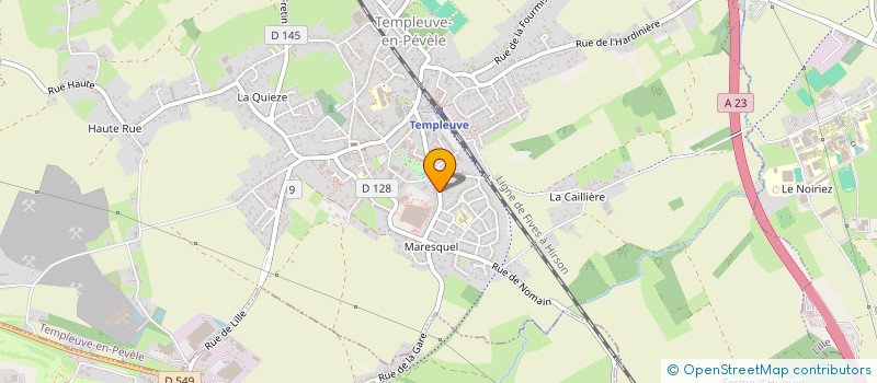 localisation de l'entreprise MMJC TEMPLEUVE  TEMPLEUVE-EN-PEVELE