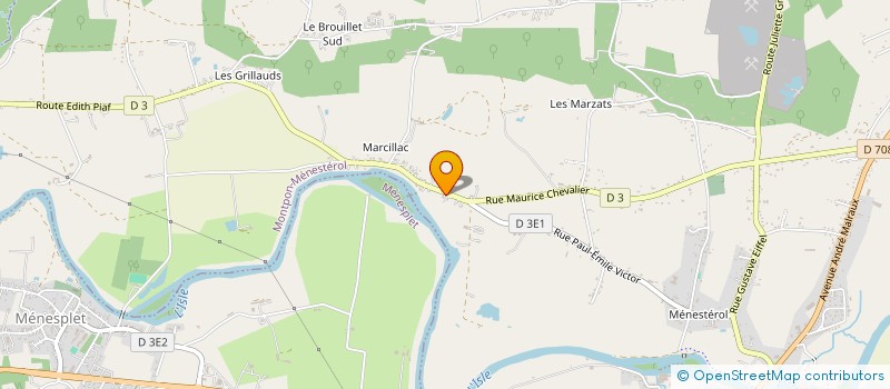 localisation de l'entreprise MMJL 24  MONTPON-MENESTEROL