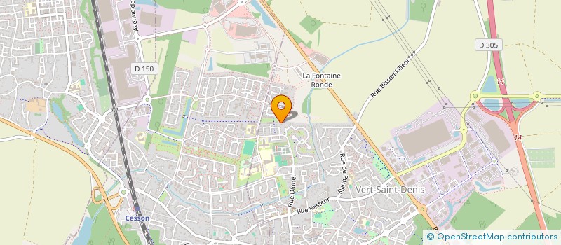 localisation de l'entreprise MMJS à VERT-SAINT-DENIS