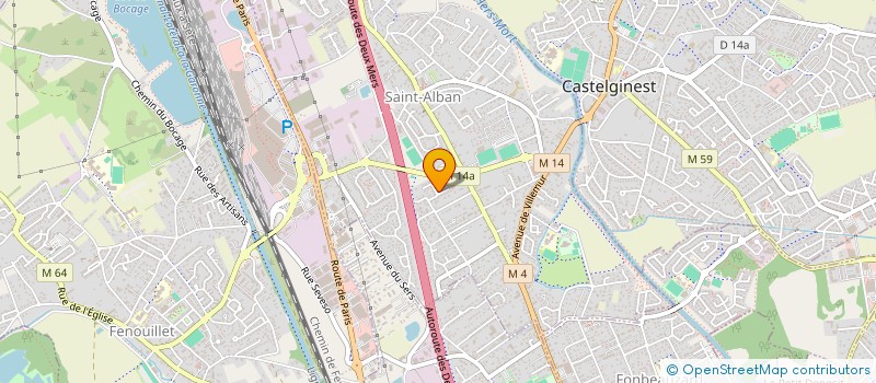 localisation de l'entreprise MMJV  SAINT-ALBAN