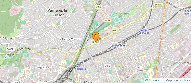 localisation de l'entreprise MMK à ANTONY