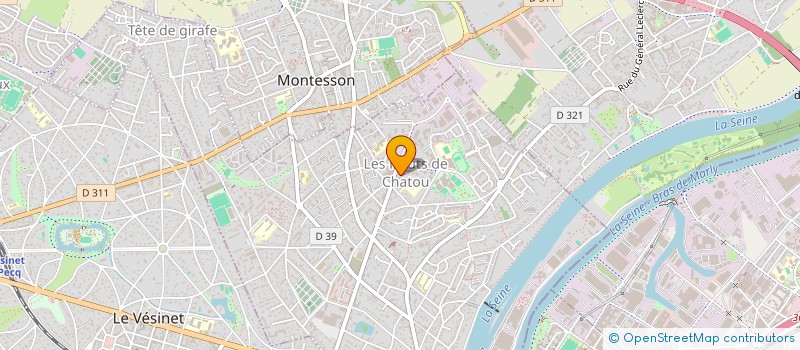 localisation de l'entreprise MMK-GED  CHATOU