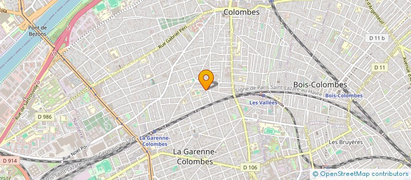 localisation de l'entreprise MMK TRANSPORT à COLOMBES