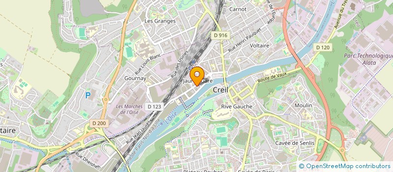 localisation de l'entreprise MMK TRANSPORTS à CREIL