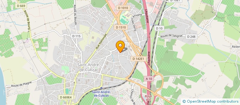 localisation de l'entreprise MMK TRAVAUX à SAINT-ANDRE-DE-CUBZAC