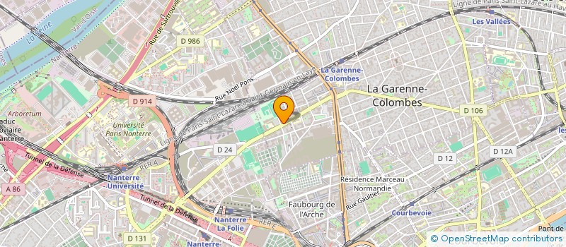 localisation de l'entreprise MML HOLDING  LA GARENNE-COLOMBES