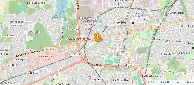localisation de l'entreprise MMM  JOUE-LES-TOURS