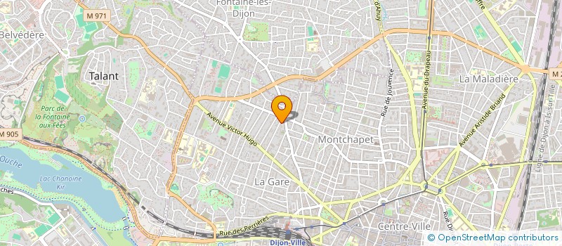 localisation de l'entreprise MMM INVESTISSEMENTS à DIJON