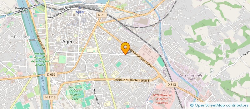 localisation de l'entreprise MMM SERVICES  AGEN