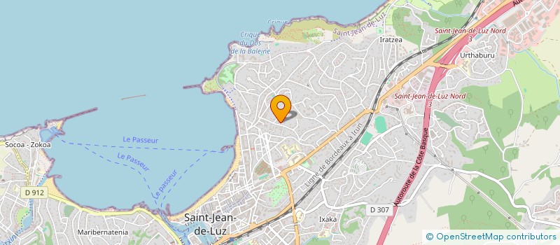 localisation de l'entreprise MMMB EURASIA à SAINT-JEAN-DE-LUZ