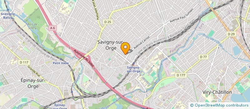 localisation de l'entreprise MMMJ à SAVIGNY-SUR-ORGE