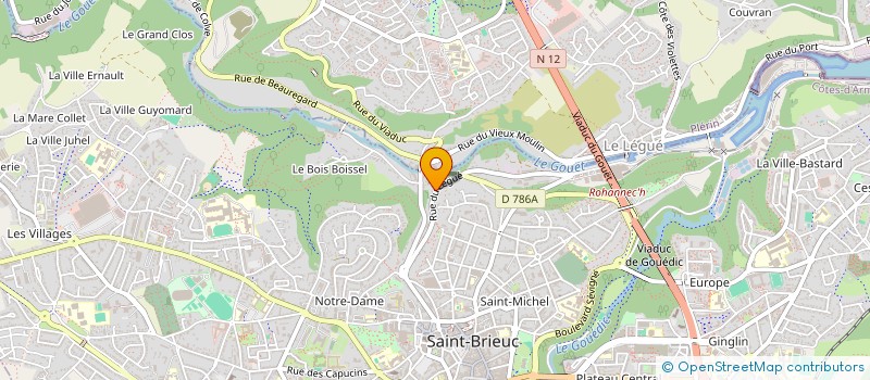 localisation de l'entreprise MMMS à SAINT-BRIEUC