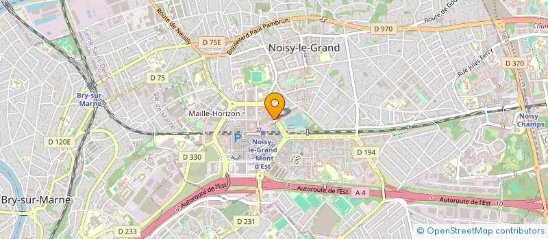 localisation de l'entreprise MMNA à NOISY-LE-GRAND