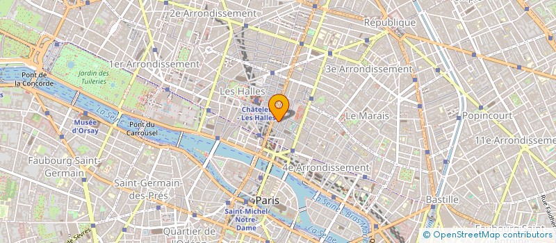 localisation de l'entreprise MMNK-MATIERES  PARIS