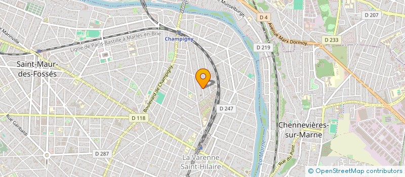 localisation de l'entreprise MMO 12 MARIGNAN à SAINT-MAUR-DES-FOSSES