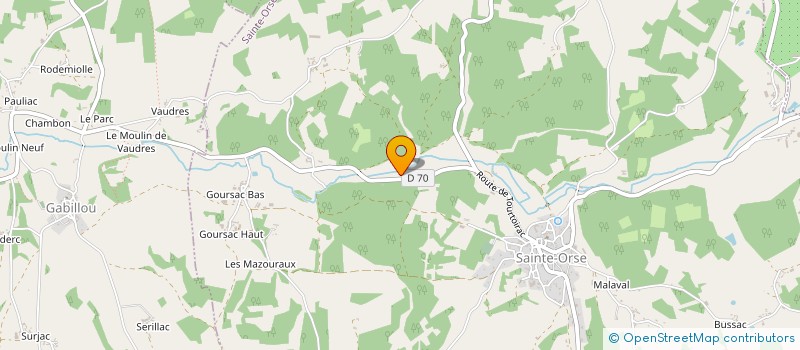 localisation de l'entreprise MMONTIGNAC 1 à SAINTE-ORSE