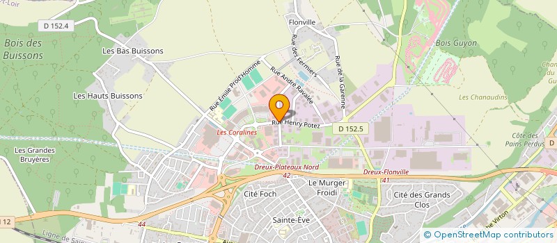 localisation de l'entreprise MMOTORSCARS à DREUX