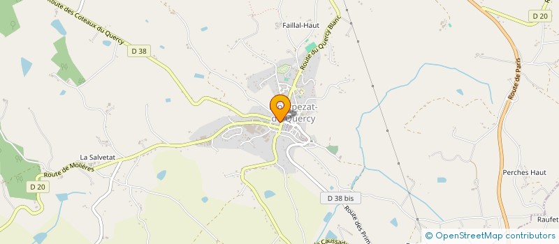 localisation de l'entreprise MMP  MONTPEZAT-DE-QUERCY