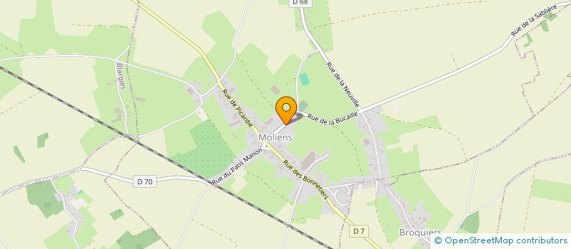 localisation de l'entreprise MMP à MOLIENS