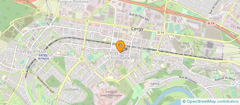 localisation de l'entreprise MMP  CERGY