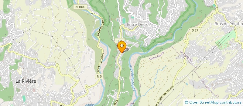 localisation de l'entreprise MMP  ENTRE-DEUX