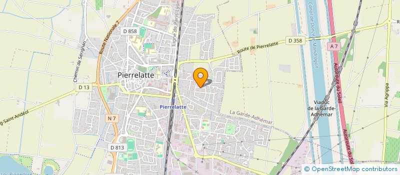 localisation de l'entreprise MMP à PIERRELATTE
