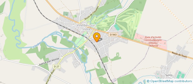 localisation de l'entreprise MMP à VILLEDIEU-SUR-INDRE
