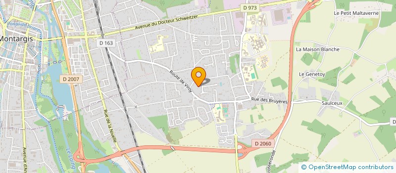 localisation de l'entreprise MMP à AMILLY