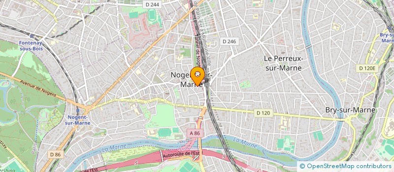localisation de l'entreprise MMP  NOGENT-SUR-MARNE
